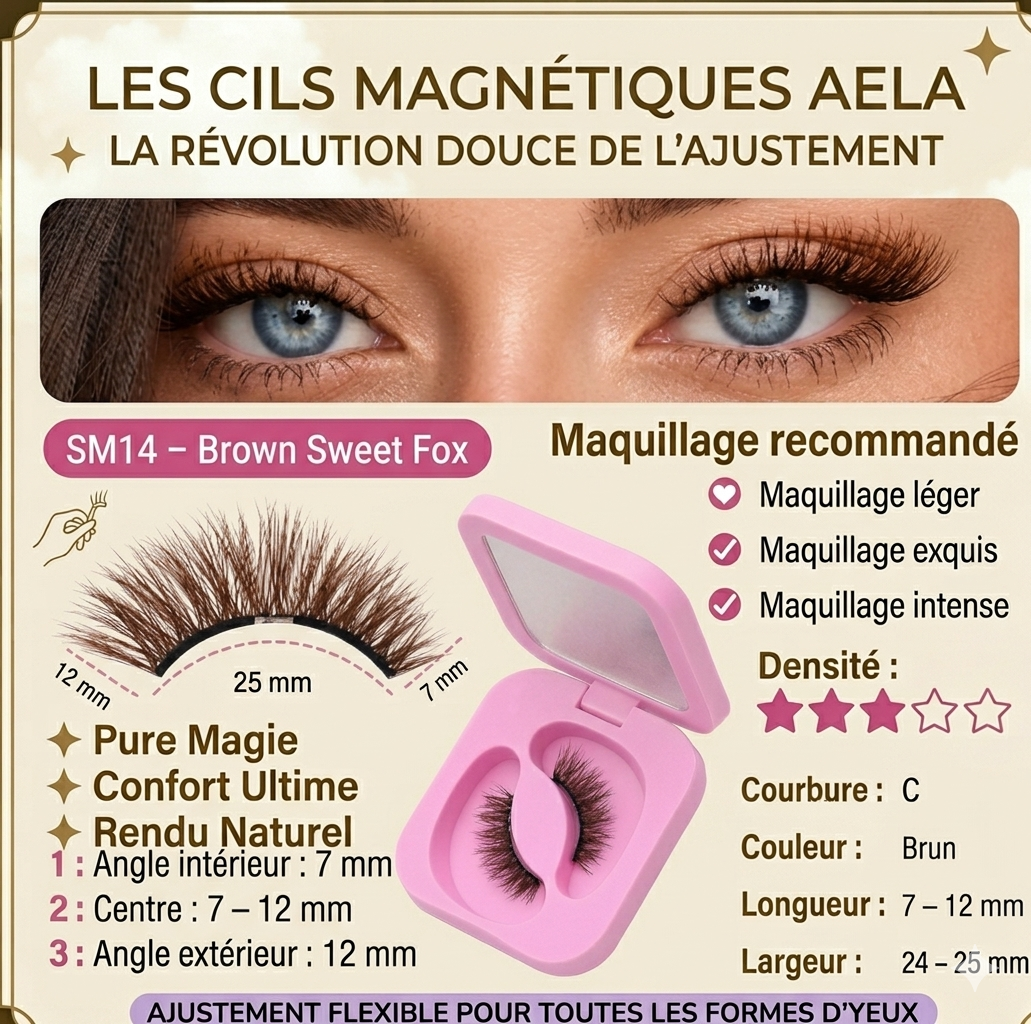 Aela cils magnétique